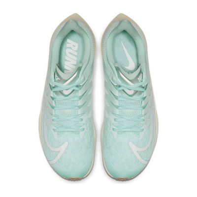 teal color sneakers