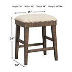 Signature Design by Ashley® Wyndahl Upholstered Barstool-Set of 2