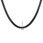 Steeltime Stainless Steel 24 Inch Solid Box Chain Necklace