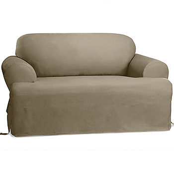 t cushion loveseat slipcover two piece