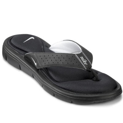 nike comfort flip flops black
