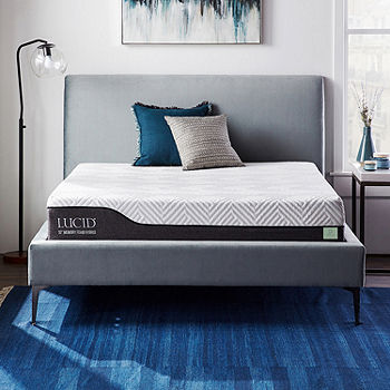 Dream Collection By Lucid 10 Inch Gel And Aloe Hybrid Mattress In A Box Color White Jcpenney