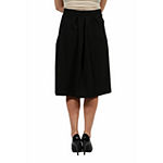 24/7 Comfort Apparel Womens Stretch A-Line Skirt-Plus