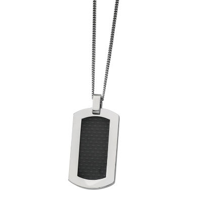 mens titanium dog tag necklace