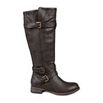 Journee Collection Womens Bite Wide Calf Tall Boots