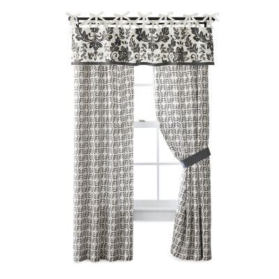 Jcpenney Home Bailey Light Filtering Tie Top Curtain Panel Color