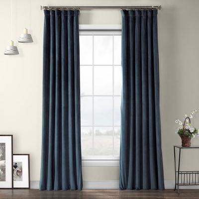 Exclusive Fabrics Furnishing Plush Velvet Curtain Panel Jcpenney