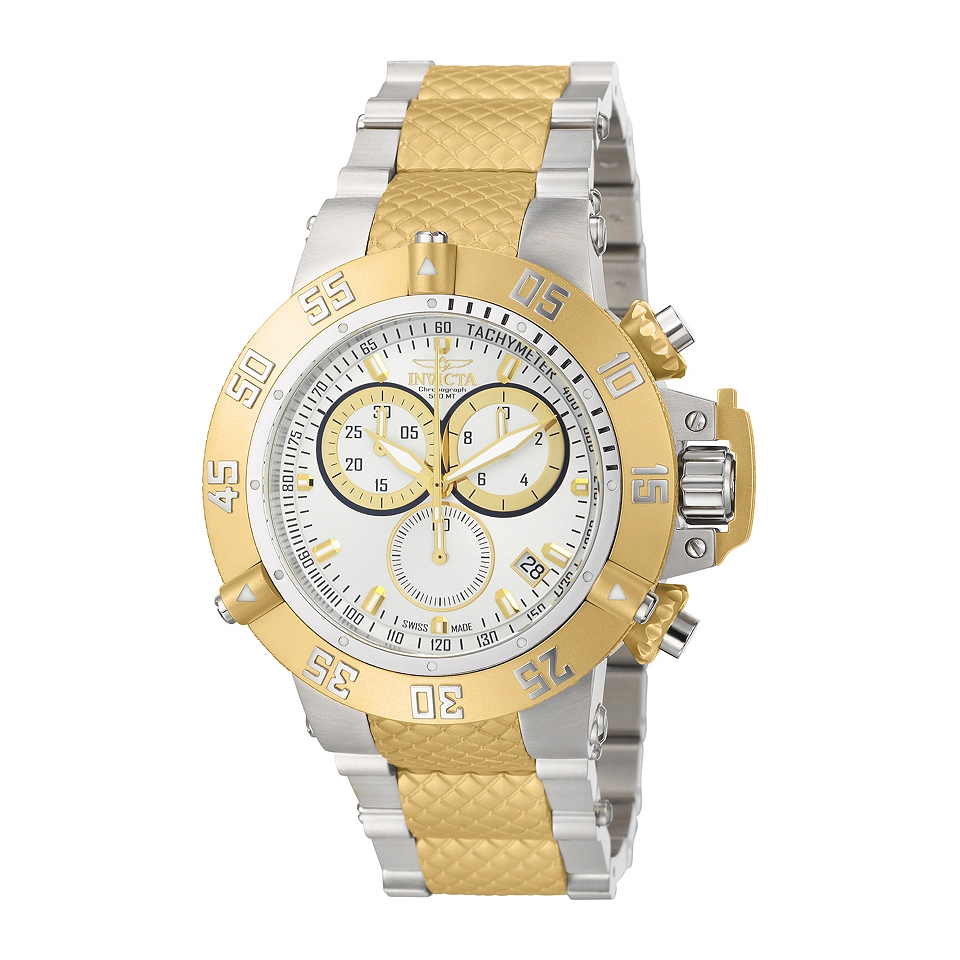 Invicta Noma Mens Two Tone Gold Plated Dive Watch