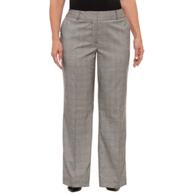 Liz Claiborne - Plus-Size: Dress Pants: LCW Audra Bi-Stretch ...