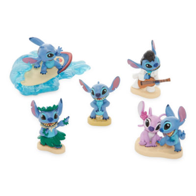 Disney Collection 5-Pc. Stich Figurine Set | One Size | Toys - Dolls + Action Figures Toy Playsets