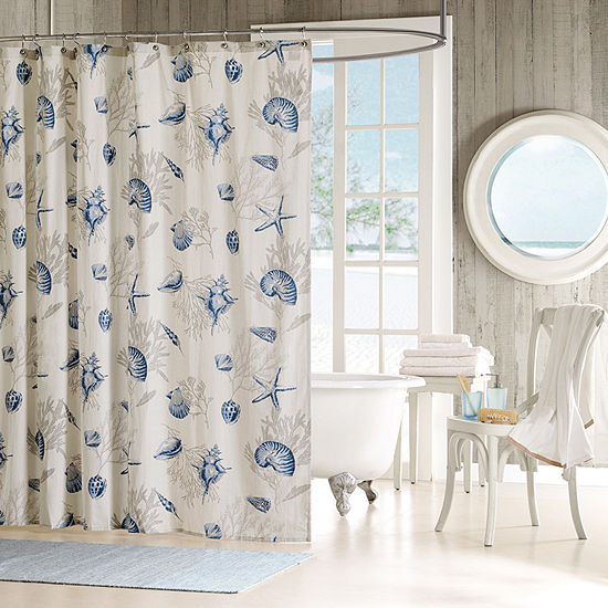 Madison Park Nantucket Seashell Shower Curtain
