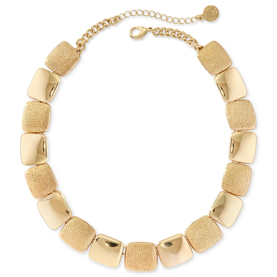 LIZ CLAIBORNE Gold Tone Collar Necklace