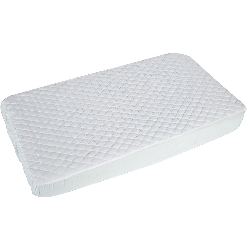 Summer Infant Quilted Fitted Mattress Pad, White