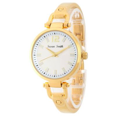 Personalized Womens Gold Tone Bangle Bracelet Watch JCPenney