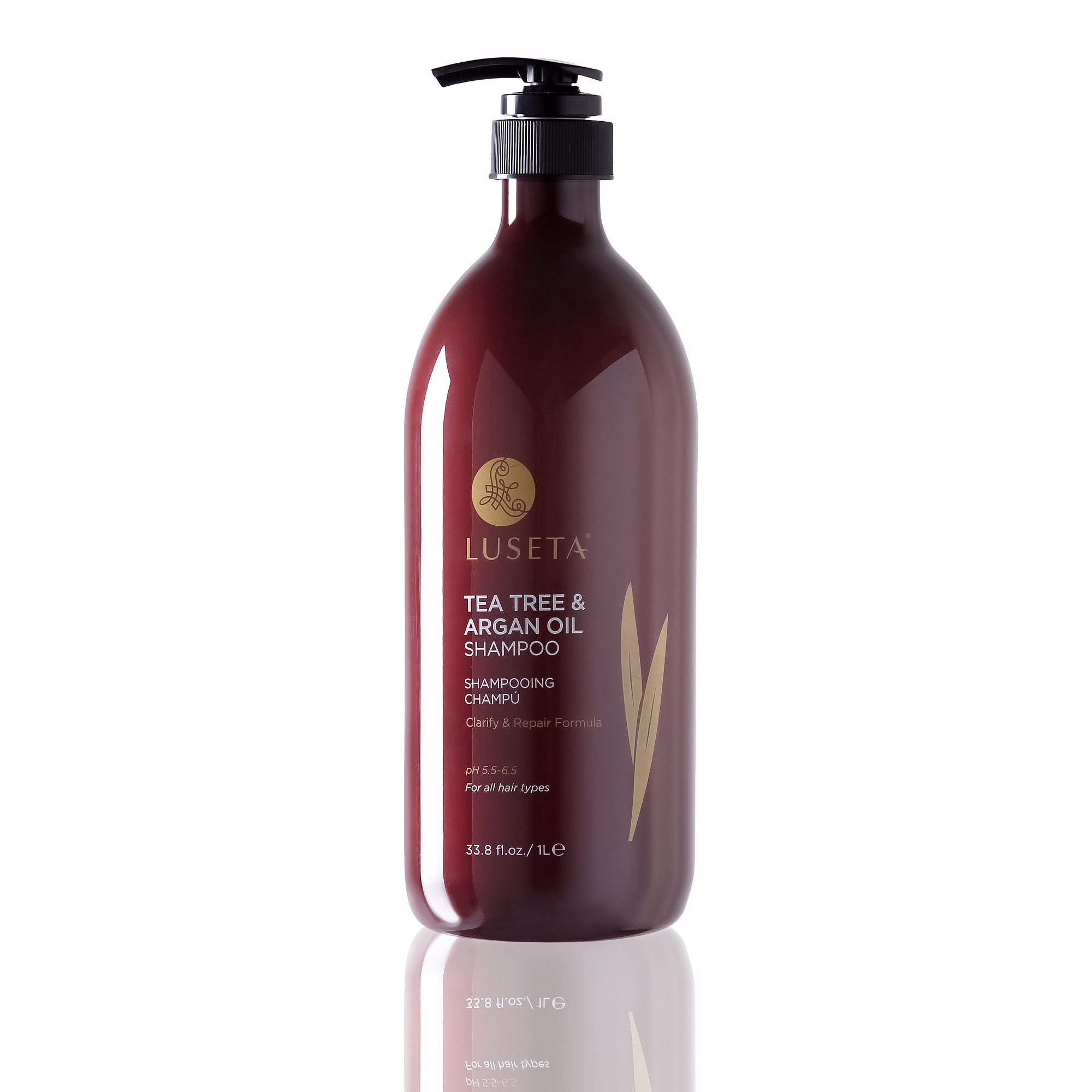 Luseta Beauty Tea Tree and Argan Oil Shampoo, 34.1 Ounce