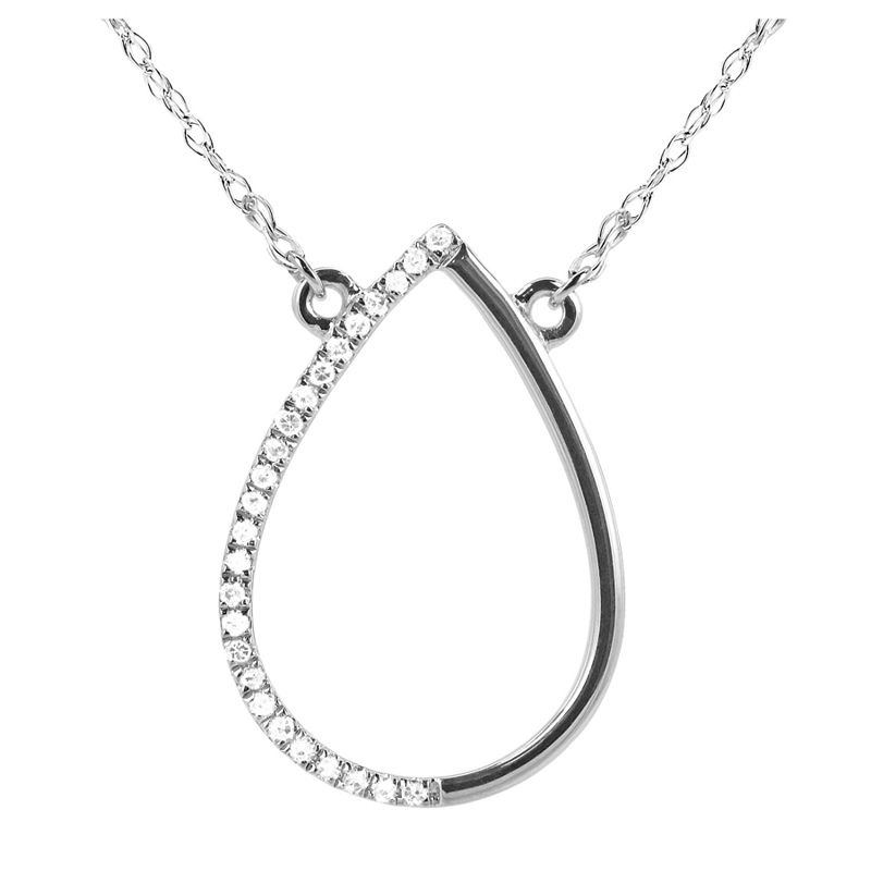 Diamond Accent 14K White Gold Necklace 5