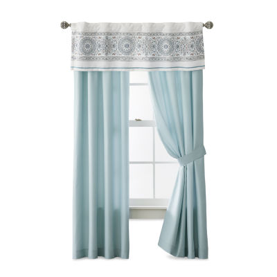 Jcpenney Home Aurelia Tie Top Curtain Panel Color Multi Jcpenney