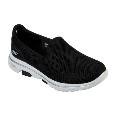 skechers go walk womens silver