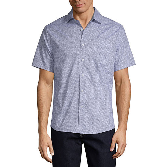 Claiborne Mens No Tuck Button-Down Slim Fit Shirt