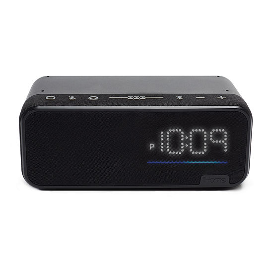 iHome Voice Bluetooth Bedside/Home Office Clock/Speaker System with Alexa Built-in Far Field Voice Control Service