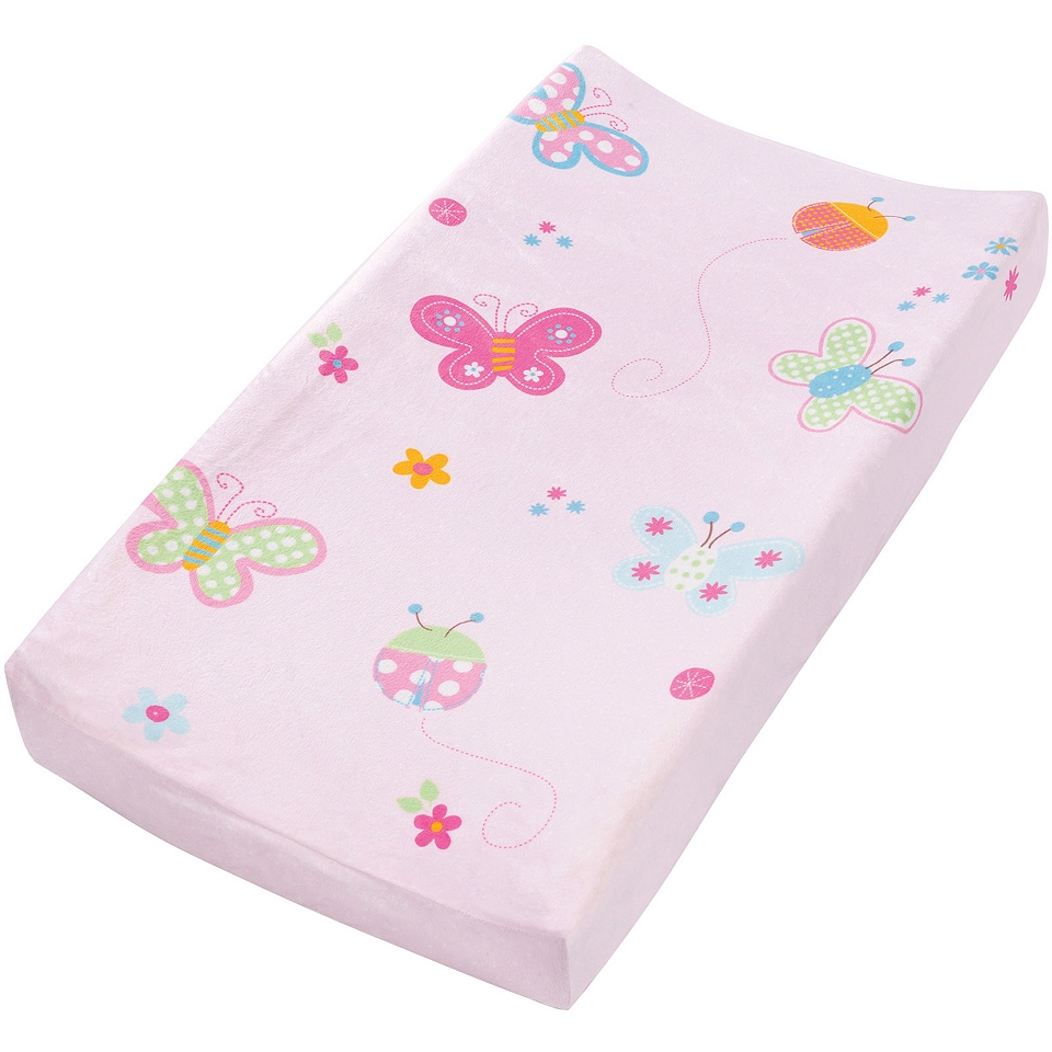 Summer Infant Plush Pals Changing Pad Cover   Butterfly Ladybug, Pink, Girls