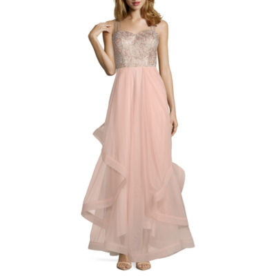 rose gold dress jcpenney