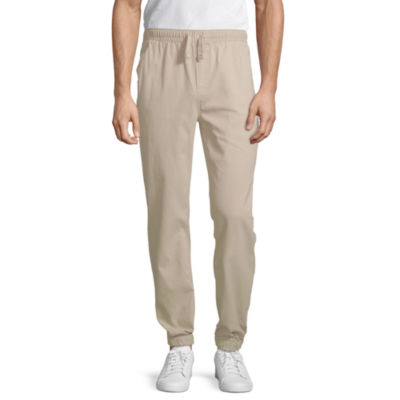 khaki joggers jcpenney