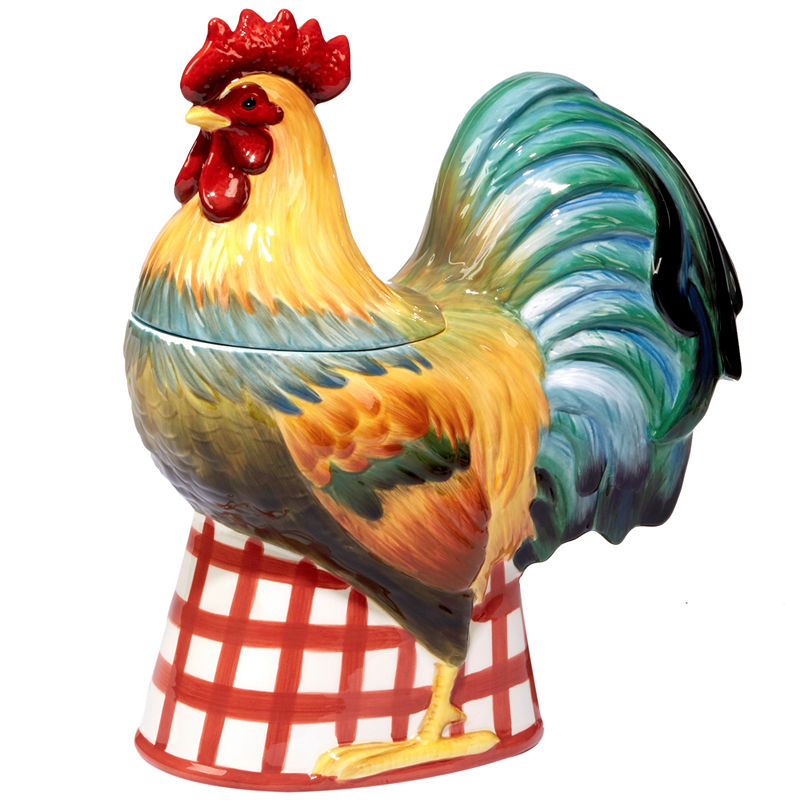 UPC 730384157662 product image for Certified International Farm House Rooster Cookie Jar | upcitemdb.com