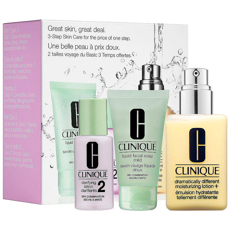 UPC 020714676025 product image for CLINIQUE Great Skin, Great Deal Set for Dry Combination Skin | upcitemdb.com