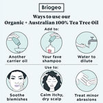 Briogeo B. Well Organic + Australian 100% Tea Tree Oil