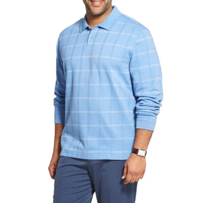 big & tall long sleeve polo shirts