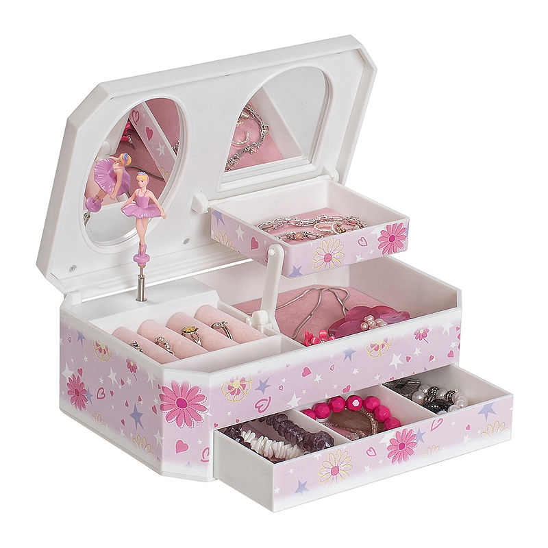 Mele & Co. Hayley Glittery Musical Ballerina Jewelry Box