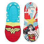 2 Pair Knit Liner Socks - Wonder Woman