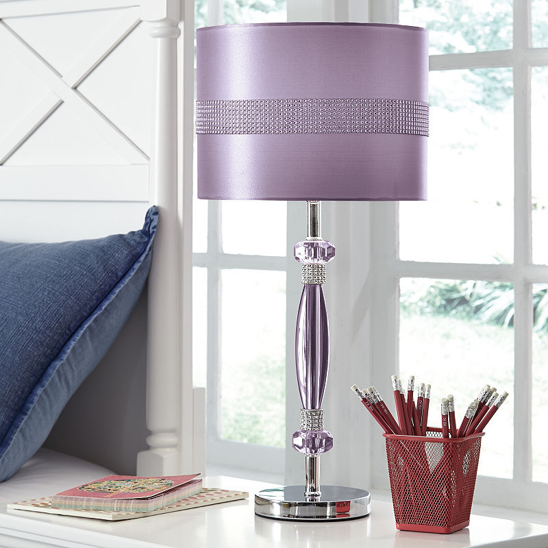 Signature Design By Ashley Nyssa Table Lamp, Purple