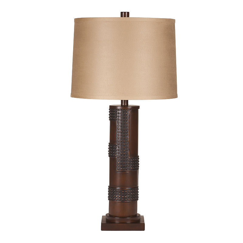 Signature Design By Ashley Oriel Set Of 2 Table Lamps, Brown
