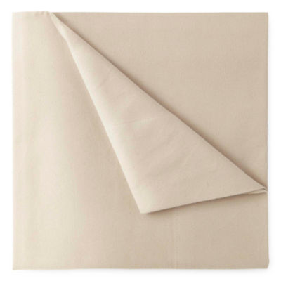 JCPenney Home Solid Flannel Sheet Set JCPenney