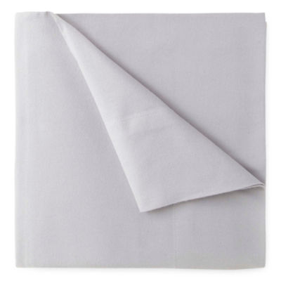 JCPenney Home Solid Flannel Sheet Set JCPenney