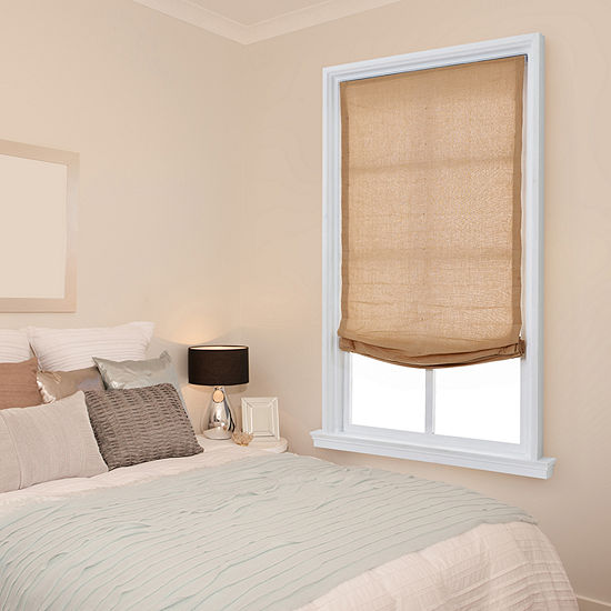 Relaxed Cordless Light-Filtering Roman Shade