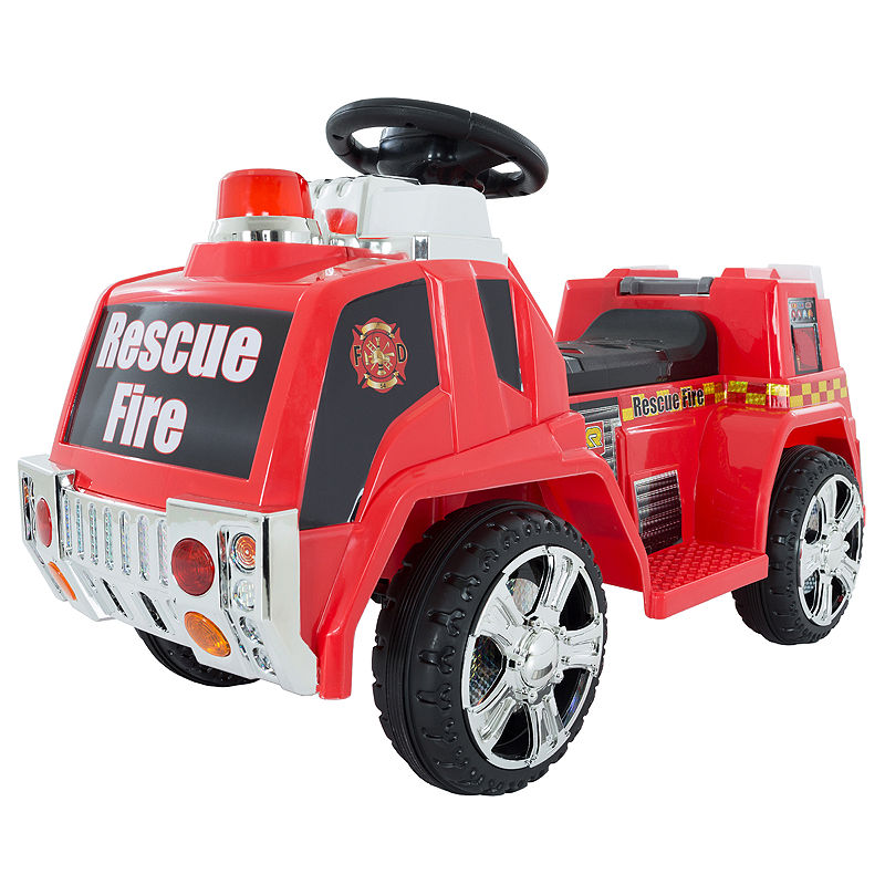 UPC 191344643517 product image for Battery Powered Ride on Fire Truck | upcitemdb.com
