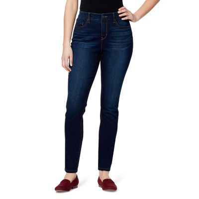 Gloria Vanderbilt Comfort Curvy Skinny Womens Mid Rise Skinny Fit Jean ...