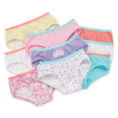 Hanes Big Girls 9 Pack Hipster Panty, Color Assorted JCPenney