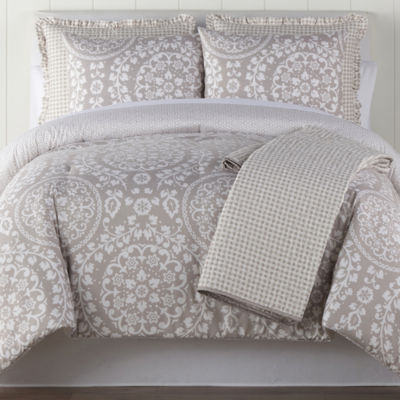 Home Expressions Huntington 6 Pc Midweight Reversible Comforter