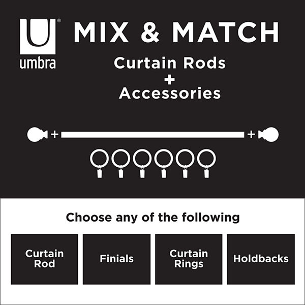 Umbra Mix & Match Geo 2-pc. Finials