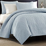 Madison Park Mansfield Antimicrobial Coverlet Set