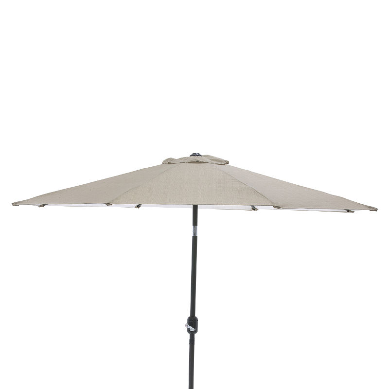Pillow Perfect 9-Foot Patio Umbrella, Beige
