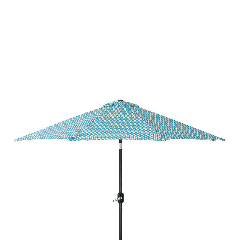Pillow Perfect 9-Foot Patio Umbrella, Green