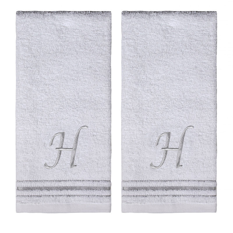 Saturday Knight 2-Pack H Monogram Hand Towel