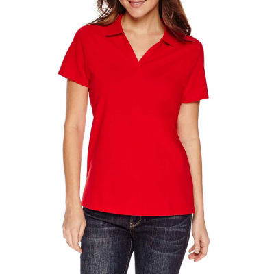 st john's bay womens polo shirts