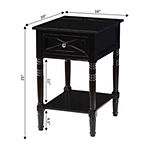 Country Living Room Collection 1-Drawer End Table