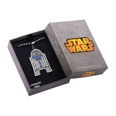Star Wars R2-D2 Rainbow Gem Pendant Necklace